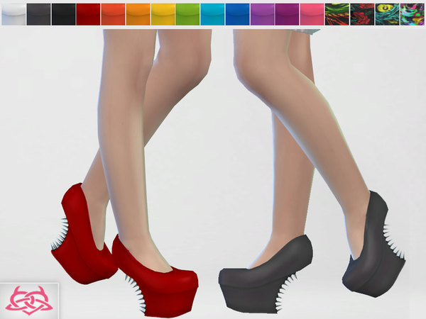 Sims 4 Set 3 dress, hair, shoes by Colores Urbanos at TSR