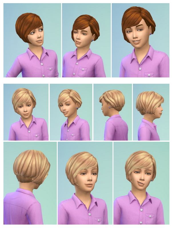 Sims 4 Side Bangs Hair for Boys at Birksches Sims Blog