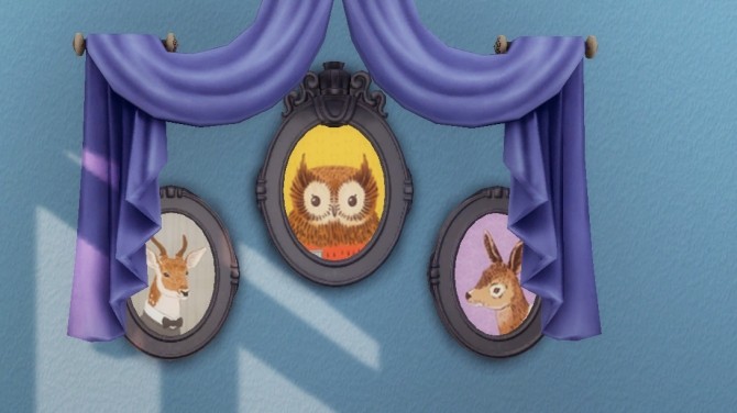 Sims 4 Whimsical Animal Portraits at Hamburger Cakes