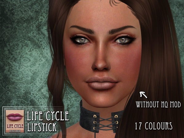 Sims 4 Life cycle lipstick by RemusSirion at TSR