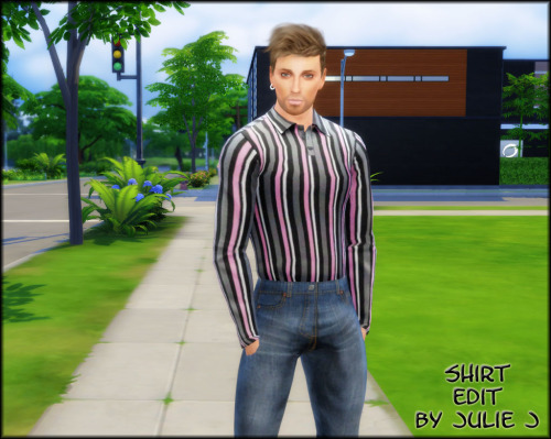 Sims 4 Male Shirt Edited at Julietoon – Julie J