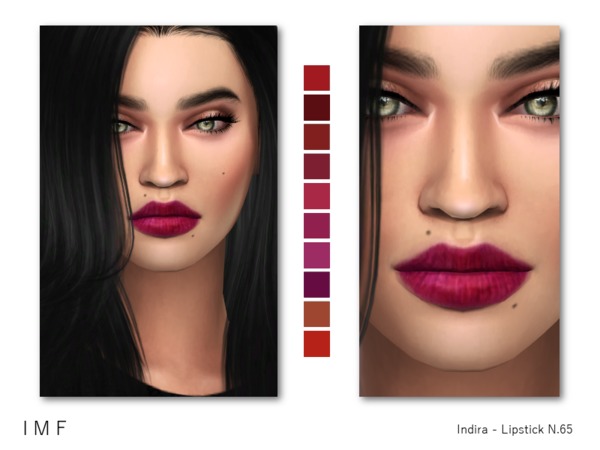 Sims 4 IMF Indira Lipstick N.65 by IzzieMcFire at TSR