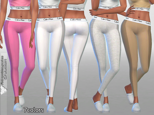 Sims 4 Designer Pyjama Pants 02 by Pinkzombiecupcakes at TSR