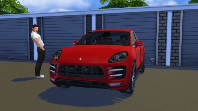 Sims 4 Porsche Macan Turbo at LorySims