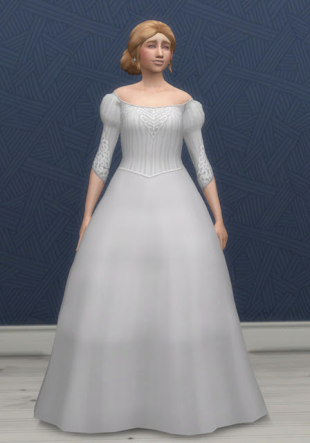 Sims 4 Ester Wedding Dress and Flower Girls Dress at Historical Sims Life