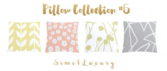 Sims 4 Pillow collection #5 at Sims4 Luxury