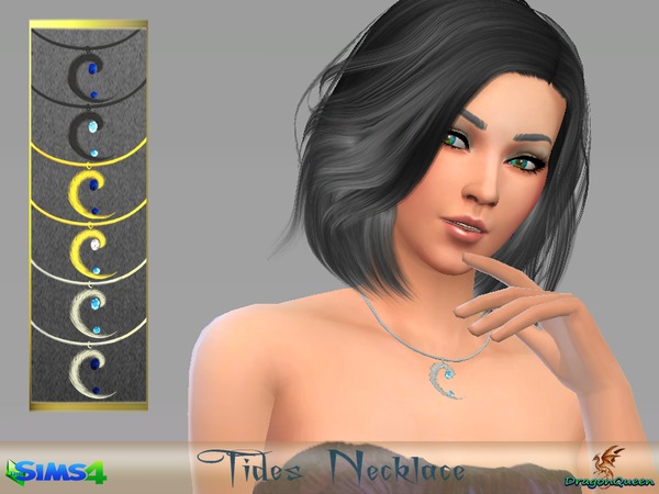 Sims 4 Tides Necklace by DragonQueen at TSR