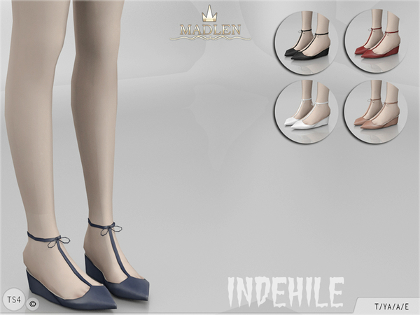 Sims 4 Madlen Indehile Shoes by MJ95 at TSR