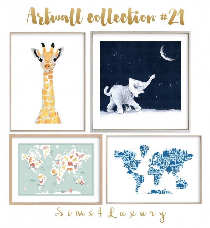 Sims 4 Artwall collection 21 at Sims4 Luxury