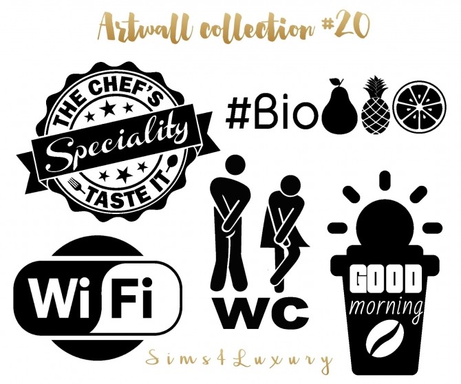 Sims 4 Artwall collection #20 at Sims4 Luxury