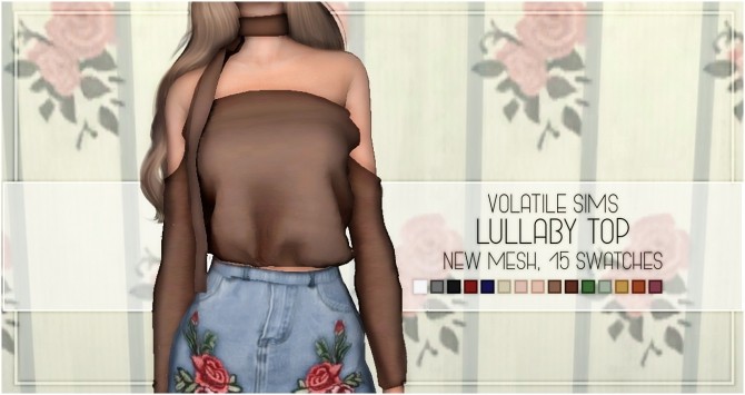 Sims 4 LULLABY TOP at Volatile Sims