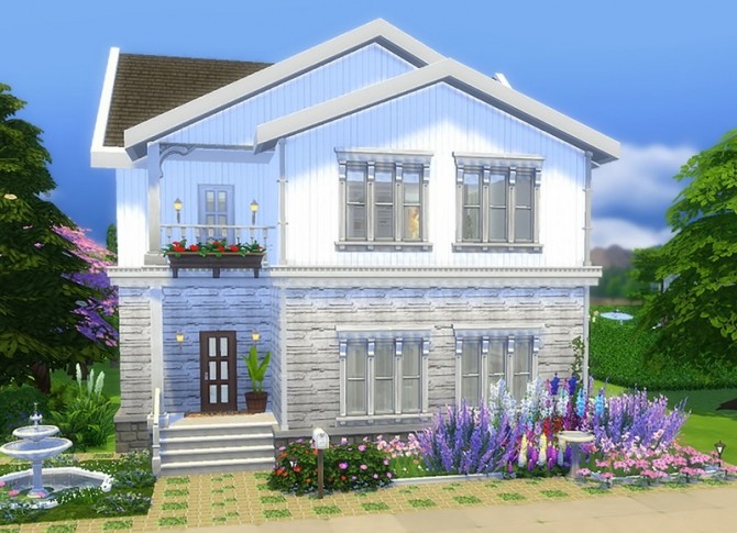 Sims 4 Rainbow Cottage by patty3060 at Mod The Sims
