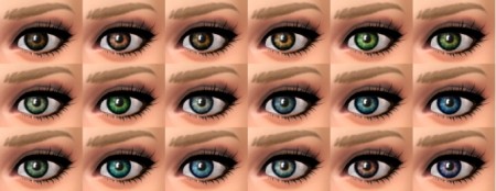 Two tone eyes by TootyTaloola at Mod The Sims