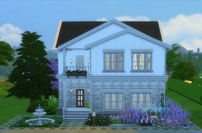 Sims 4 Rainbow Cottage by patty3060 at Mod The Sims
