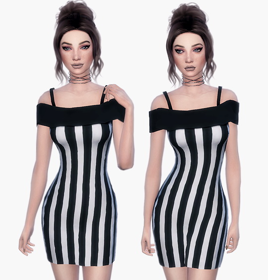 Sims 4 ISABELLE DRESS at Leeloo