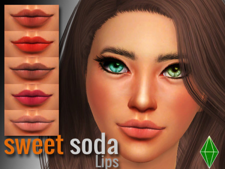 Sweet Soda Lips by LJP-Sims at TSR