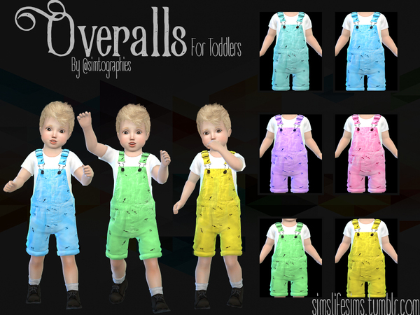 Sims 4 Overalls by simtographies at TSR