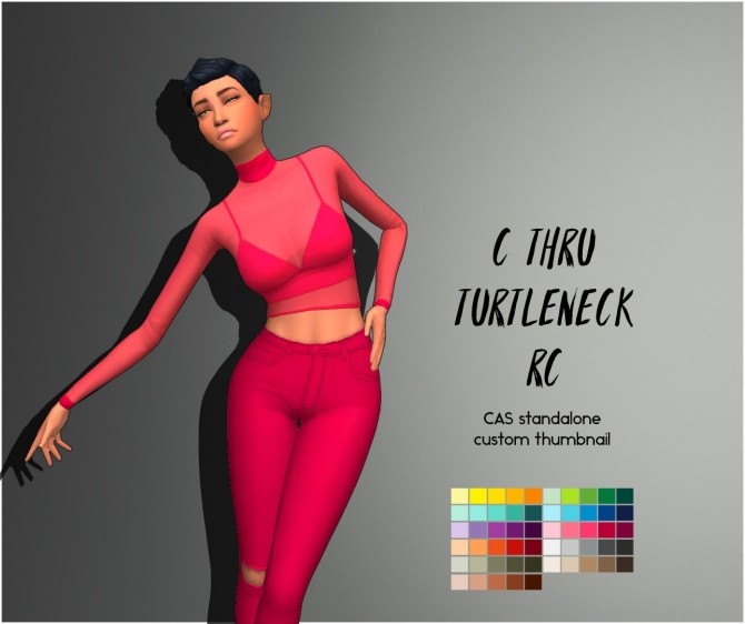 Sims 4 C Thru Turtleneck RC by Sympxls at SimsWorkshop