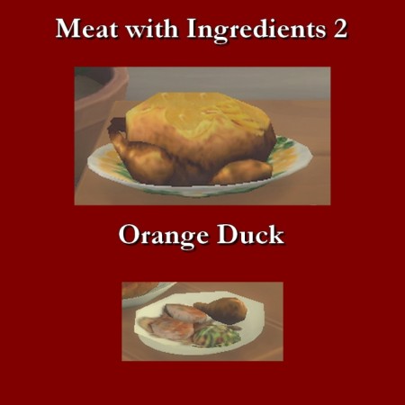 Custom Food Meats With Ingredients 2 by Leniad at Mod The Sims