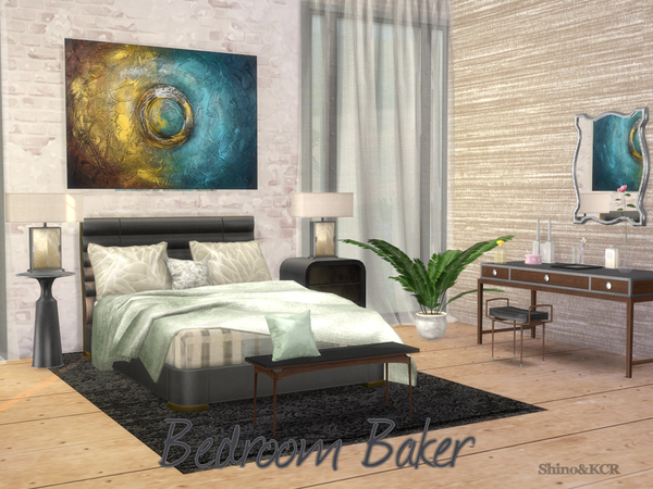 Sims 4 Bedroom Baker by ShinoKCR at TSR