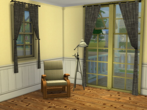 Sims 4 S3 to S4 Loft Curtain at ChiLLis Sims