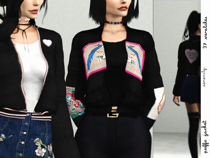 Sims 4 Puffa Jacket at SERENITY