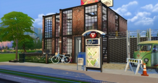 Sims 4 URBAN INDUSTRIAL LOFT at Lily Sims