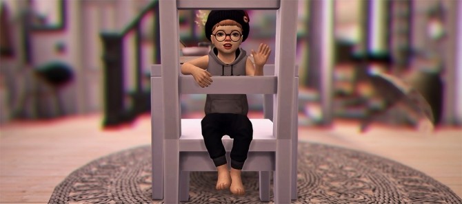 Sims 4 Qnie Toddler Pose N02 at qvoix – escaping reality