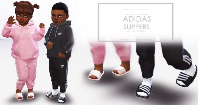 Sims 4 Slippers for Toddlers at Onyx Sims