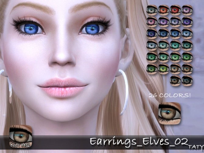 Sims 4 Elves 02 eyes at Taty – Eámanë Palantír