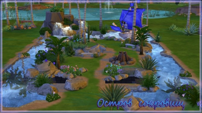 Sims 4 Treasure Island by fatalist at ihelensims