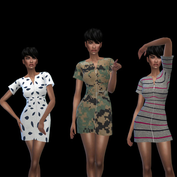 Sims 4 Athena Dress at Leo Sims