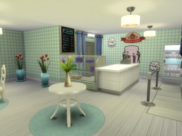 Sims 4 La Madeline Bakery by apandatam at TSR