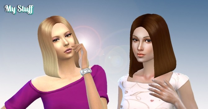 Sims 4 Olivia Hairstyle at My Stuff