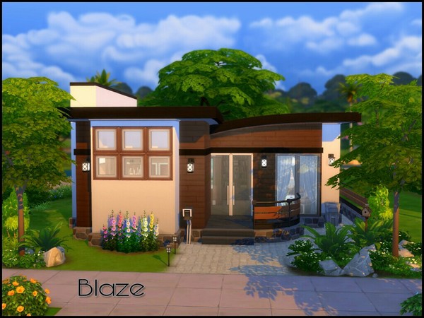 Sims 4 Blaze house by sparky at TSR