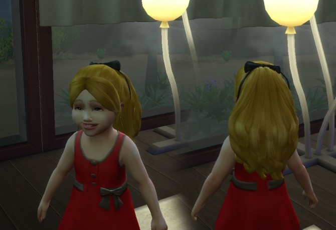 Sims 4 Sweet Ponytail for Toddlers at My Stuff