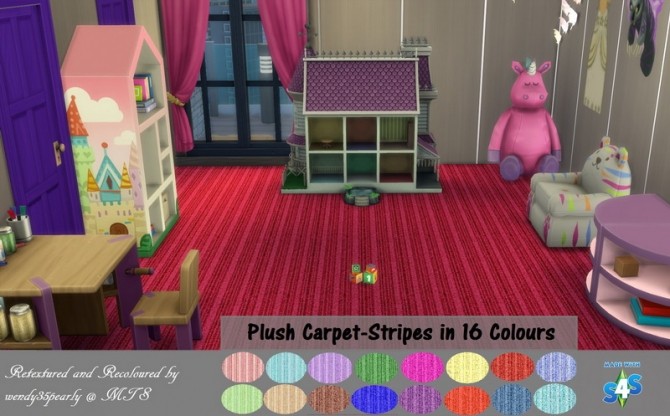 Sims 4 Plush Comfort Carpeting by wendy35pearly at Mod The Sims