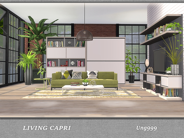 Sims 4 Living Capri by ung999 at TSR