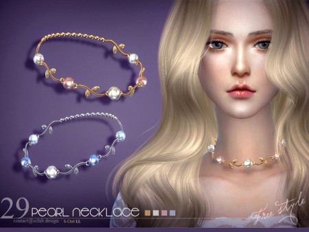 Necklace N16 by S-Club LL at TSR » Sims 4 Updates