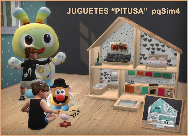 Sims 4 Pitusa toys part 2 by Mary Jiménez at pqSims4