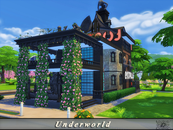 Sims 4 Underworld club by Danuta720 at TSR