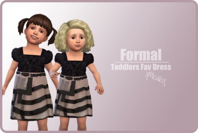 Sims 4 Toddlers Fav Dresses at xMisakix Sims