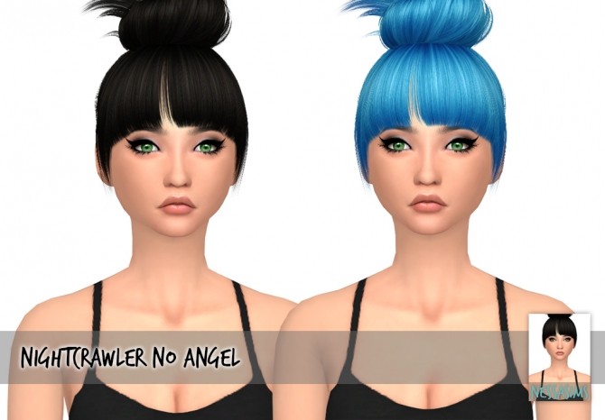 Sims 4 Nightcrawlers no angel hair retexture at Nessa Sims
