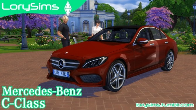 Sims 4 Mercedes Benz C Class at LorySims