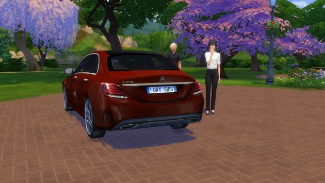 Sims 4 Mercedes Benz C Class at LorySims