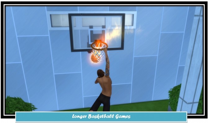 Sims 4 Longer Basketball Games by LittleMsSam