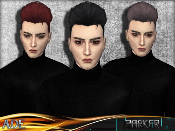 Sims 4 Parker hair by Ade Darma at TSR