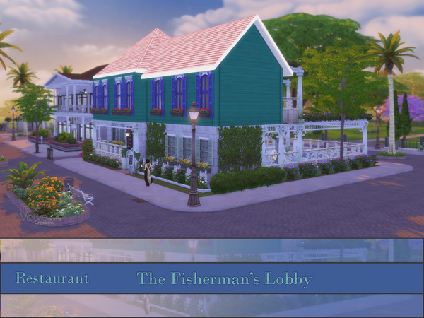 Sims 4 The Fishermans Lobby house by Volvenom at TSR