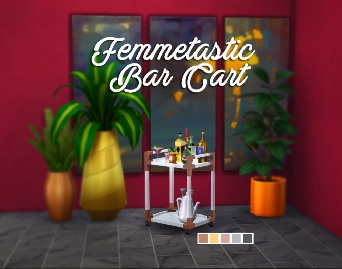 Sims 4 Femme’s Birthday Set at The Plumbob Tea Society