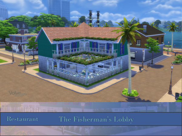 Sims 4 The Fishermans Lobby house by Volvenom at TSR